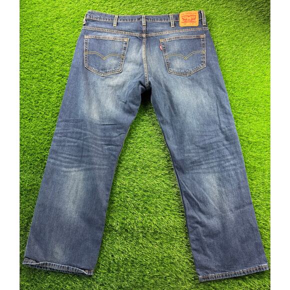 Levi’s 511 Mens W40 L32 Slim Fit Denim Jeans Medium Wash Stretch Casual Straight - Picture 2 of 14